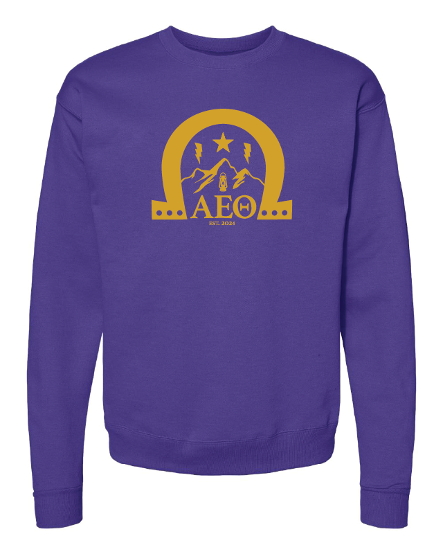 Chapter Crest – Purple Crewneck Sweater