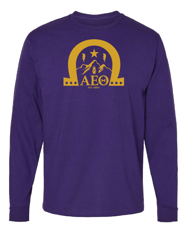 Chapter Crest – Purple Long Sleeve Tee
