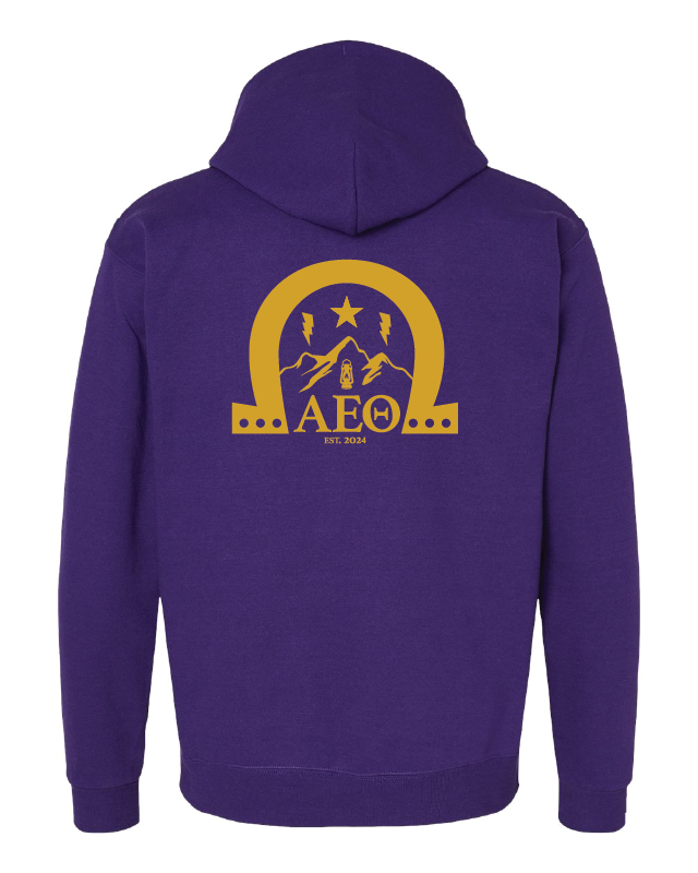 Bold Omega – Purple Hoodie