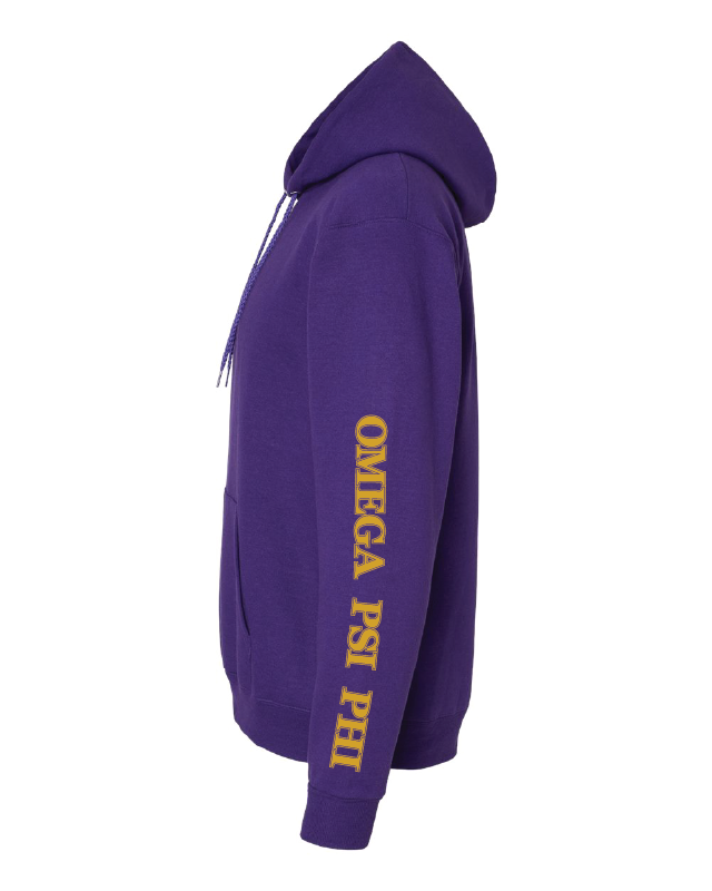 Strong Sleeves – Purple Hoodie
