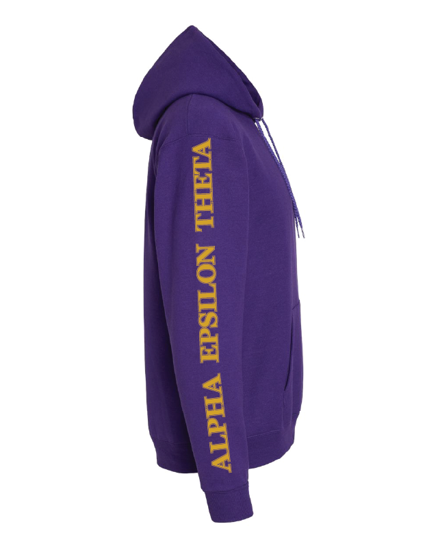 Strong Sleeves – Purple Hoodie