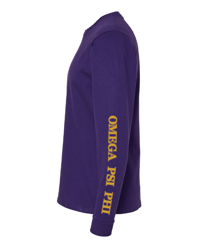 Strong Sleeves – Purple Long Sleeve Tee