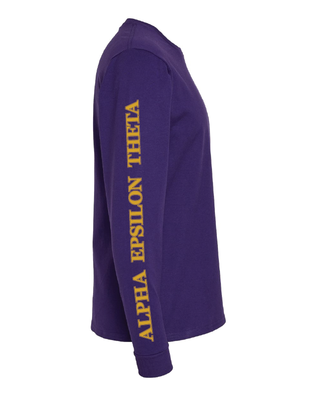 Strong Sleeves – Purple Long Sleeve Tee