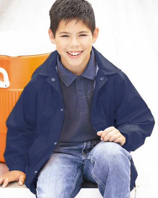 Navy Youth Coach's Jacket, by Augusta Sportswear