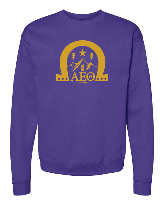 Chapter Crest – Purple Crewneck Sweater