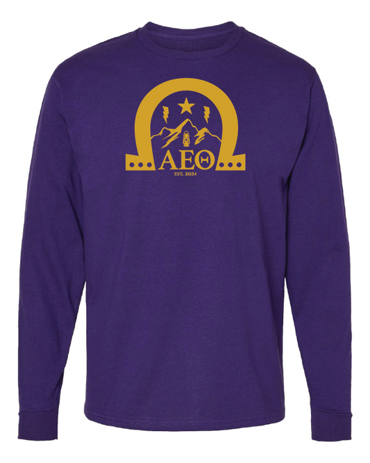 Chapter Crest – Purple Long Sleeve Tee
