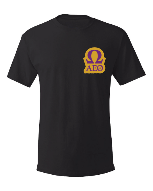 Omega Pocket – Black Tee